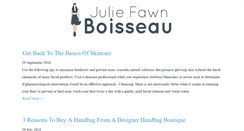 Desktop Screenshot of juliefawnboisseau.com